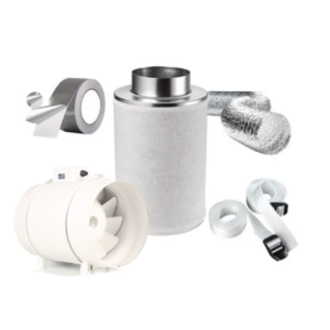 190m3 Karbon Filtre Garden Vo Fan Set-100mm